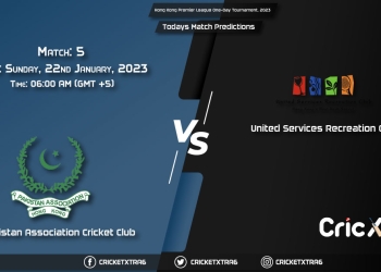 Hong Kong Premier League One-Day Tournament, 2023, PACC vs USRC 5th Match Prediction, Fantasy Cricket Tips, Pitch Report and Injury Update