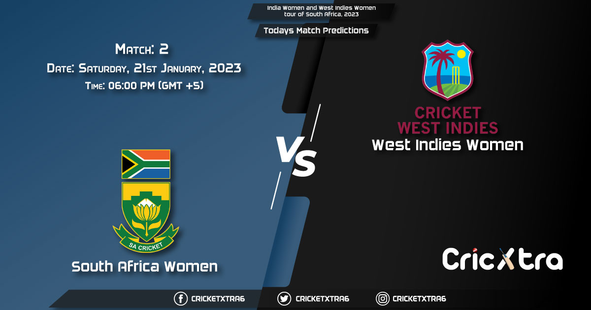 India Women and West Indies Women tour of South Africa, 2023, SA-W vs WI-W 2nd Prediction, Fantasy Cricket Tips, Pitch Report and Injury Update