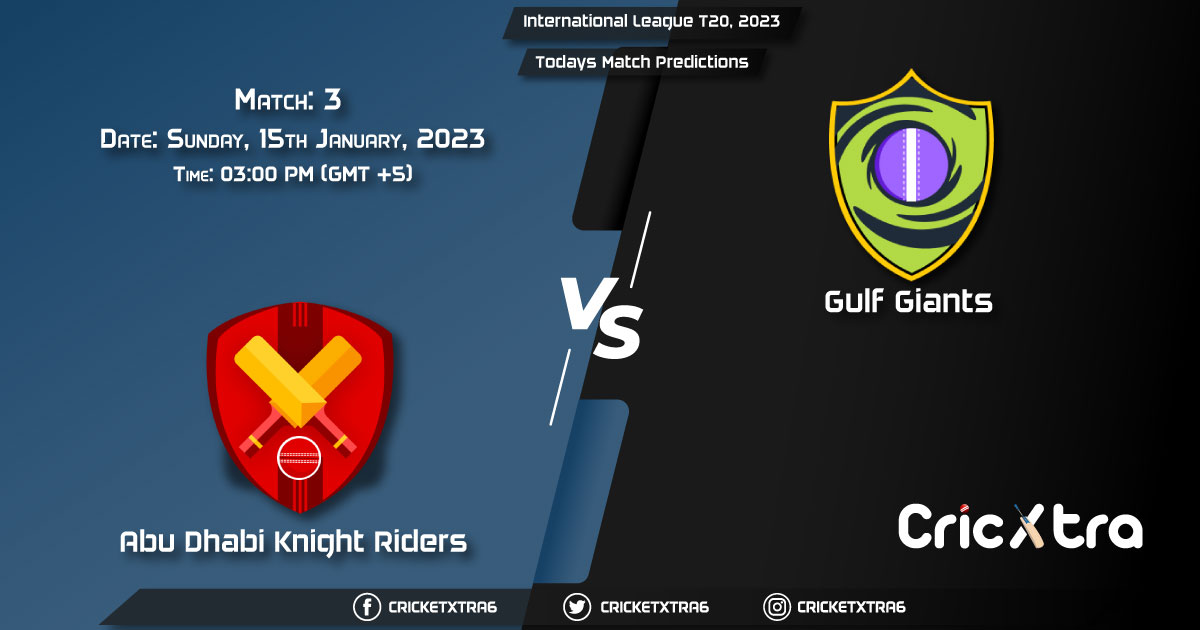 International League T20, 2023, ADKR vs GG 3rd Match Prediction, Fantasy Cricket Tips, Pitch Report and Injury Update