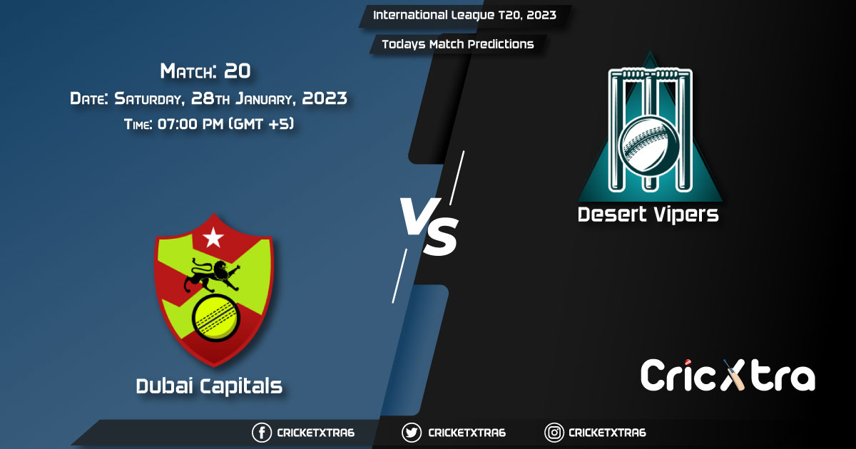 International League T20, 2023, DC vs DV 20th Match Prediction, Fantasy Cricket Tips, Pitch Report and Injury Update