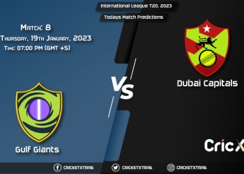 International League T20, 2023, GG vs DC 8th Match Prediction, Fantasy Cricket Tips, Pitch Report and Injury Update