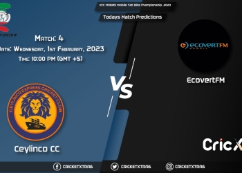 KCC FRiENDi mobile T20 Elite Championship, 2023, CECC vs ETF 4th Match Prediction, Fantasy Cricket Tips, Pitch Report and Injury Update