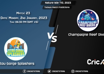 Nature Isle T10, 2022, TGS vs CRD 23rd Match Prediction, Fantasy Cricket Tips, Pitch Report and Injury Update