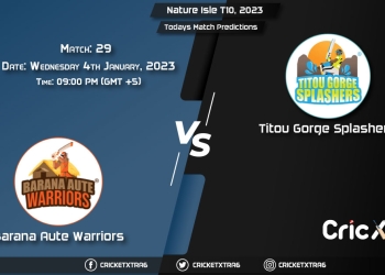 Nature Isle T10, 2023, BAW vs TGS 29th Match Prediction, Fantasy Cricket Tips, Pitch Report and Injury Update