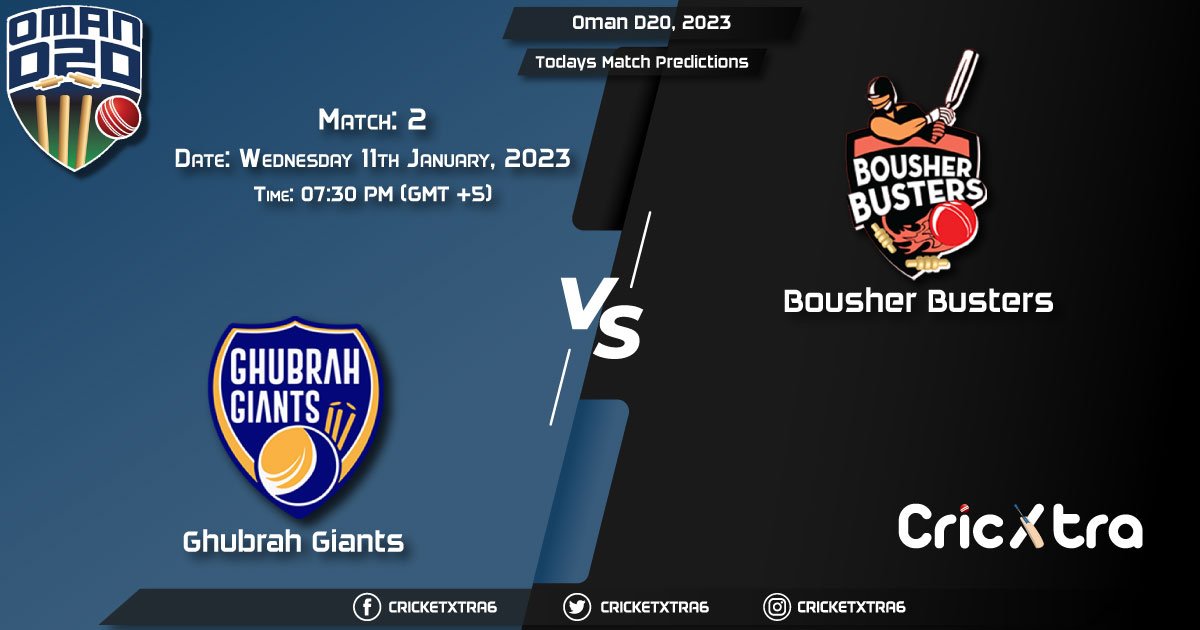 Oman D20, 2023, GGI vs BOB 2nd Prediction, Fantasy Cricket Tips, Pitch Report and Injury Update