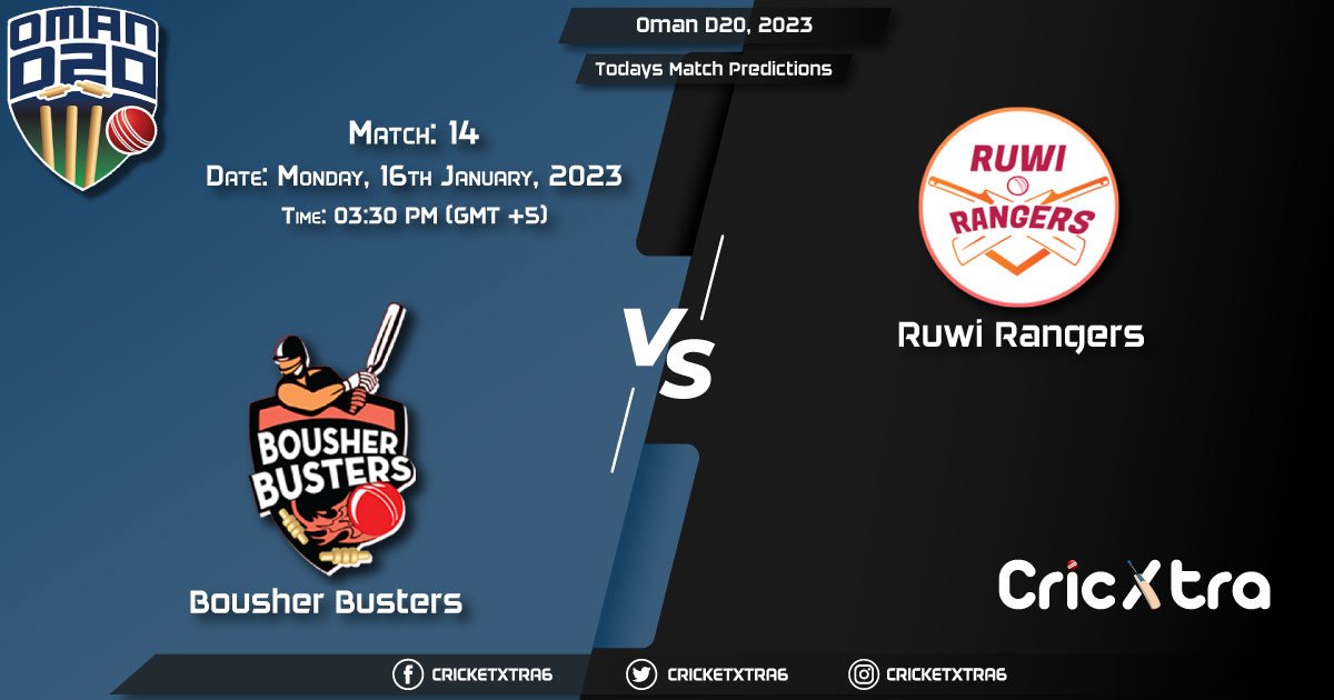 Oman D20 League, 2023, BOB vs RUR 14th Match Prediction, Fantasy Cricket Tips, Pitch Report and Injury Update