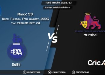 Ranji Trophy, 202223, DEL vs MUM 99th Match Prediction, Fantasy Cricket Tips, Pitch Report and Injury Update