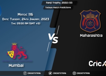 Ranji Trophy, 202223, MUM vs MAH 116th Match Prediction, Fantasy Cricket Tips, Pitch Report and Injury Update