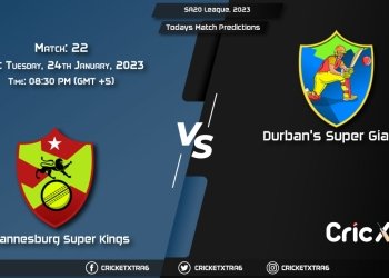 SA20 League, 2023, JSK vs DSG 22nd Prediction, Fantasy Cricket Tips, Pitch Report and Injury Update