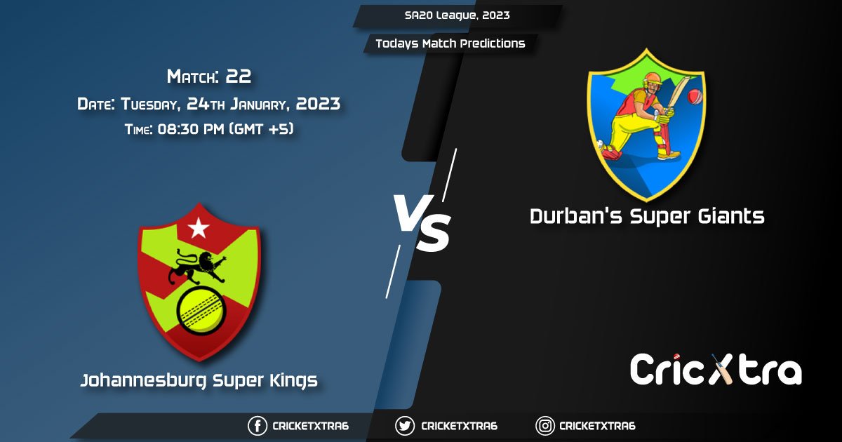 SA20 League, 2023, JSK vs DSG 22nd Prediction, Fantasy Cricket Tips, Pitch Report and Injury Update
