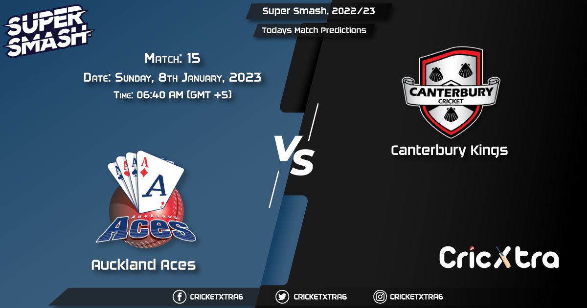 Super Smash, 202223, AA vs CTB 15th Match Prediction, Fantasy Cricket Tips, Pitch Report and Injury Update