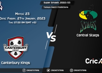 Super Smash, 202223, CTB vs CS 23rd Match Prediction, Fantasy Cricket Tips, Pitch Report and Injury Update