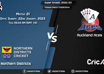 Super Smash, 202223, ND vs AA 21st Match Prediction, Fantasy Cricket Tips, Pitch Report and Injury Update