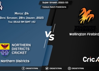 Super Smash, 202223, ND vs WF 24th Match Prediction, Fantasy Cricket Tips, Pitch Report and Injury Update