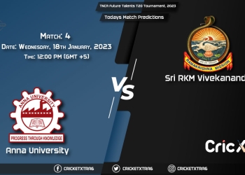 TNCA Future Talents T20 Tournament, 2023, ANU vs SRV 4th Match Prediction, Fantasy Cricket Tips, Pitch Report and Injury Update