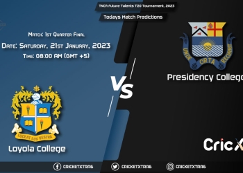 TNCA Future Talents T20 Tournament, 2023, LOC vs PRC 1st Quarter Final Match Prediction, Fantasy Cricket Tips, Pitch Report and Injury Update