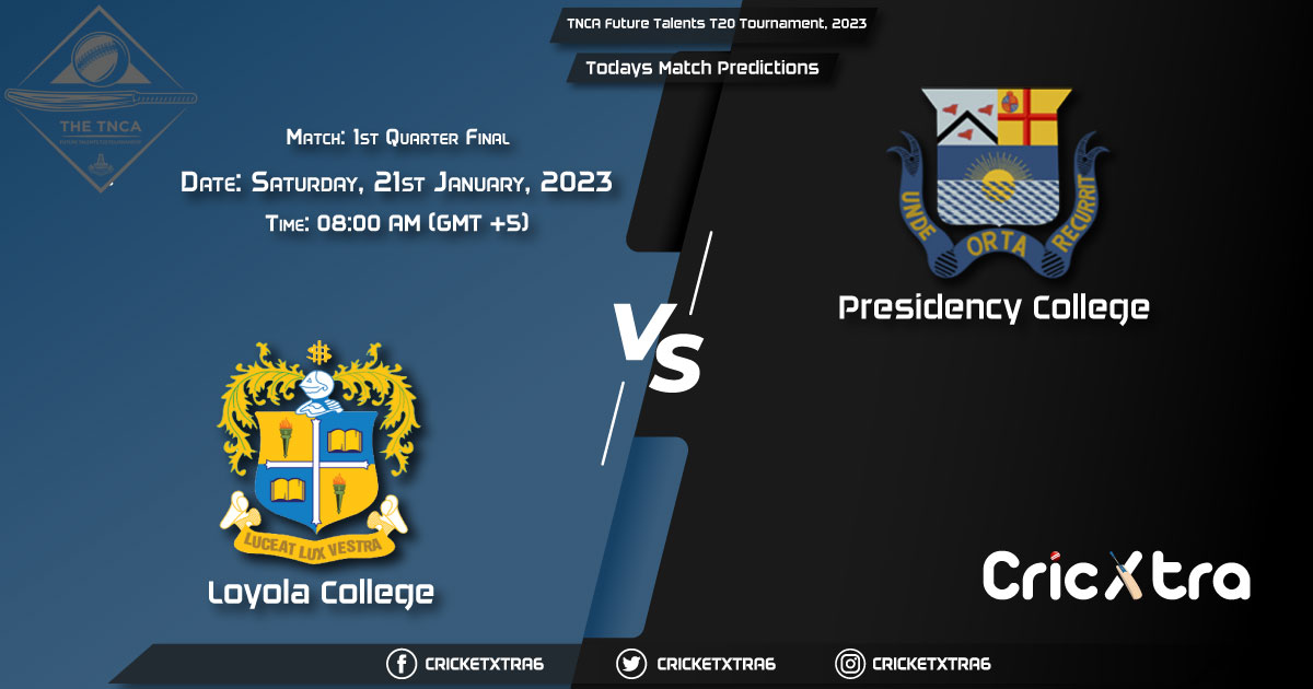TNCA Future Talents T20 Tournament, 2023, LOC vs PRC 1st Quarter Final Match Prediction, Fantasy Cricket Tips, Pitch Report and Injury Update