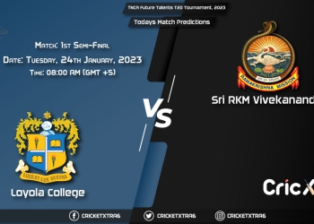 TNCA Future Talents T20 Tournament, 2023, LOC vs SRV 1st Semi-Final Match Prediction, Fantasy Cricket Tips, Pitch Report and Injury Update