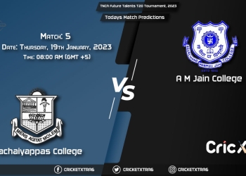 TNCA Future Talents T20 Tournament, 2023, PAC vs AJC 5th Match Prediction, Fantasy Cricket Tips, Pitch Report and Injury Update