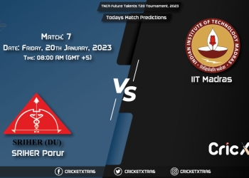 TNCA Future Talents T20 Tournament, 2023, SRP vs IIT 7th Match Prediction, Fantasy Cricket Tips, Pitch Report and Injury Update