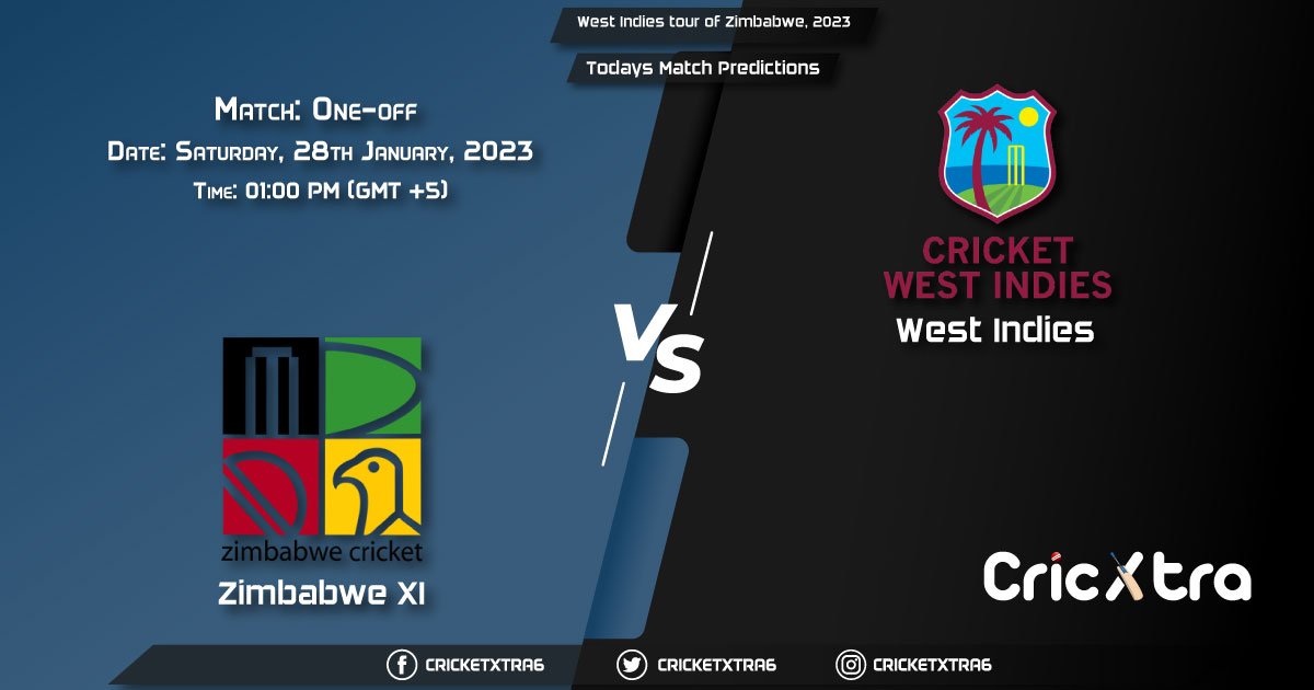 West Indies tour of Zimbabwe, 2023, ZIM-XI vs WI One-off Match Prediction, Fantasy Cricket Tips, Pitch Report and Injury Update