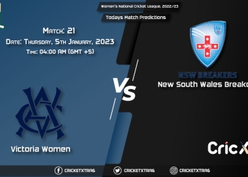 Women's National Cricket League, 202223, VCT-W vs NSW-W 21st Match Prediction, Fantasy Cricket Tips, Pitch Report and Injury Update
