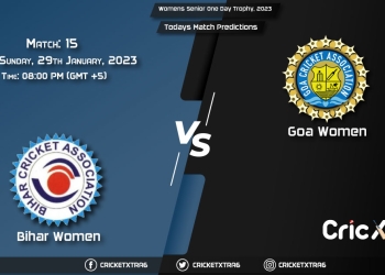 Womens Senior One Day Trophy, 2023, BIH-W vs GOA-W 15th Match Prediction, Fantasy Cricket Tips, Pitch Report and Injury Update