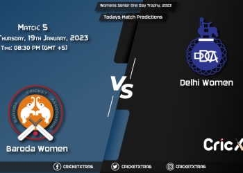 Womens Senior One Day Trophy, 2023, BRD-W vs DEL-W 5th Match Prediction, Fantasy Cricket Tips, Pitch Report and Injury Update