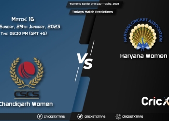 Womens Senior One Day Trophy, 2023, CHN-W vs HAR-W 16th Match Prediction, Fantasy Cricket Tips, Pitch Report and Injury Update