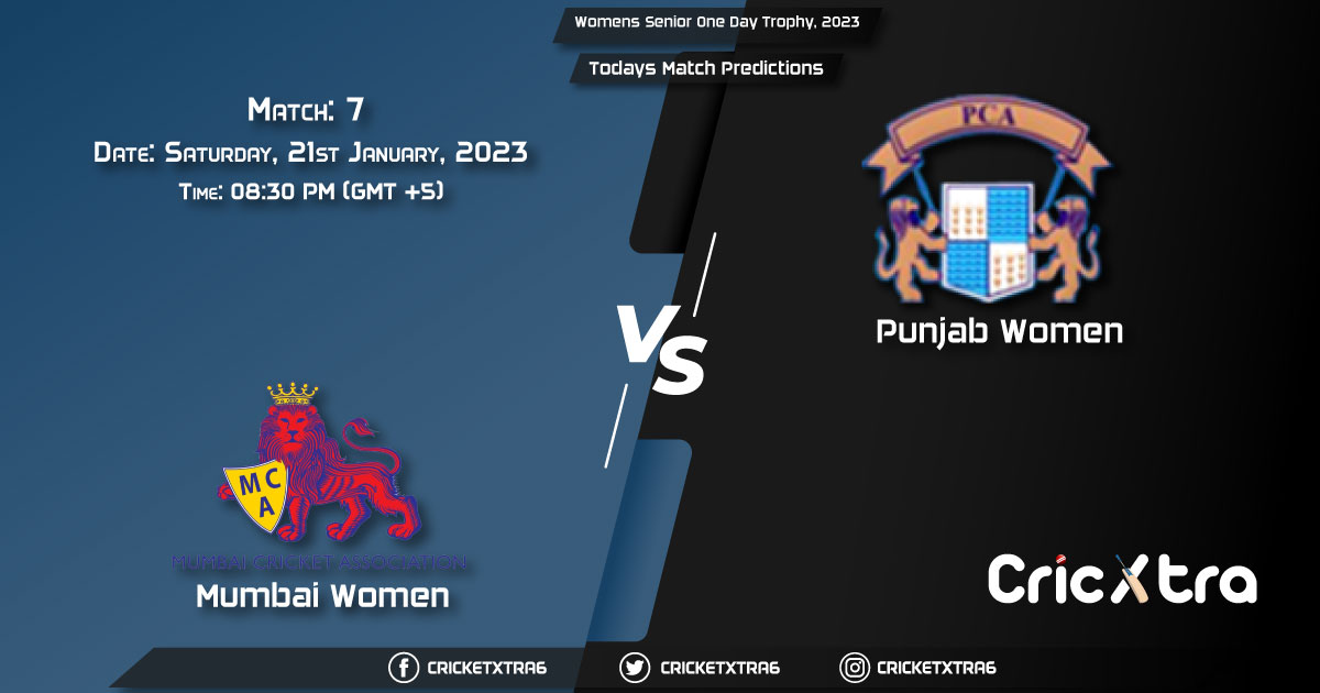 Womens Senior One Day Trophy, 2023, MUM-W vs PUN-W 7th Match Prediction, Fantasy Cricket Tips, Pitch Report and Injury Update