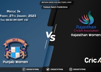 Womens Senior One Day Trophy, 2023, PUN-W vs RJS-W 14th Match Prediction, Fantasy Cricket Tips, Pitch Report and Injury Update