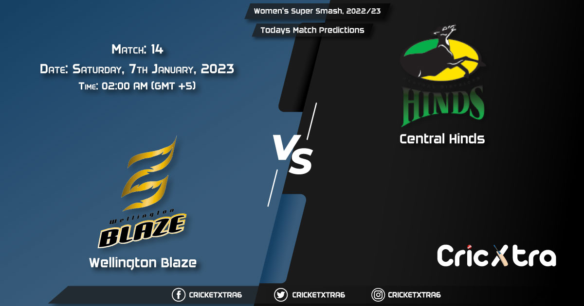 Women's Super Smash, 202223, WB-W vs CH-W 14th Match Prediction, Fantasy Cricket Tips, Pitch Report and Injury Update