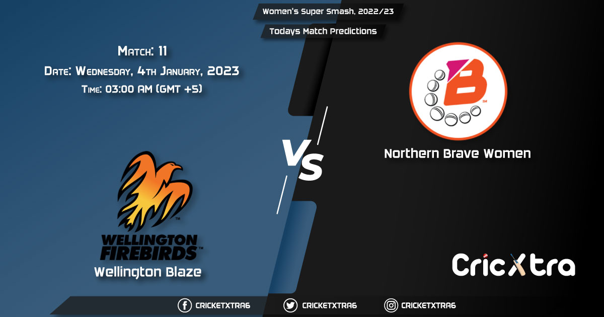 Women's Super Smash, 202223, WB-W vs NS-W 11th Match Prediction, Fantasy Cricket Tips, Pitch Report and Injury Update