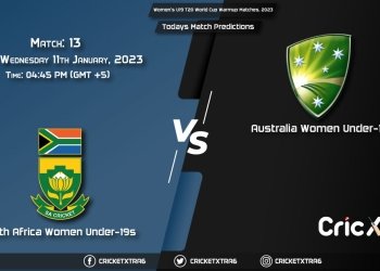 Women’s U19 T20 World Cup Warmup Matches, 2023, SA-W vs AUS-W 13th Prediction, Fantasy Cricket Tips, Pitch Report and Injury Update
