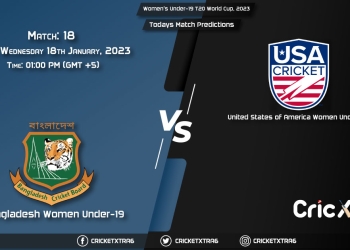 Women's Under-19 T20 World Cup, 2023, BAN-W U19 vs USA-W U19 18th Match Prediction, Fantasy Cricket Tips, Pitch Report and Injury Update