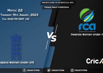 Women's Under-19 T20 World Cup, 2023, ENG-WU19 vs RWA-WU19 22nd Match Prediction, Fantasy Cricket Tips, Pitch Report and Injury Update