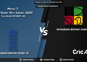 Women's Under-19 T20 World Cup, 2023, ENG-WU19 vs ZIM-WU19 7th Match Prediction, Fantasy Cricket Tips, Pitch Report and Injury Update