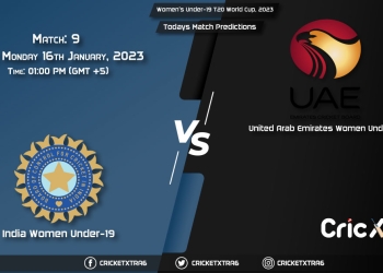 Women's Under-19 T20 World Cup, 2023, IND-WU19 vs UAE-WU19 9th Match Prediction, Fantasy Cricket Tips, Pitch Report and Injury Update