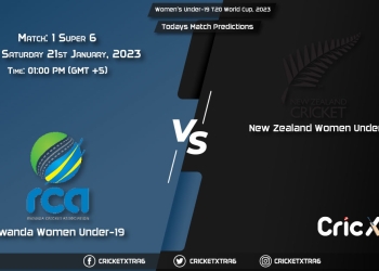 Women's Under-19 T20 World Cup, 2023, RWA-WU19 vs NZ-WU19 Super 6 - Match 1 Prediction, Fantasy Cricket Tips, Pitch Report and Injury Update