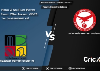 Women's Under-19 T20 World Cup, 2023, ZIM-W U19 vs INA-W U19 4th Place Playoff - Match 2 Prediction, Fantasy Cricket Tips, Pitch Report and Injury Update