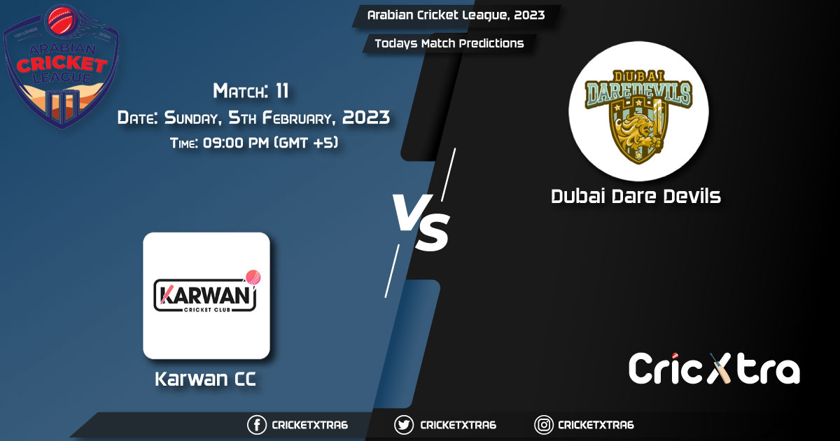 Arabian Cricket League, 2023, KWN vs DDD 11th Match Prediction, Fantasy Cricket Tips, Pitch Report and Injury Update