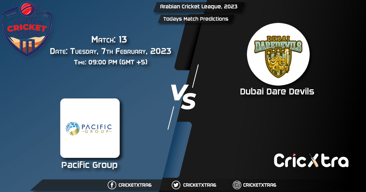 Arabian Cricket League, 2023, PAG vs DDD 13th Match Prediction, Fantasy Cricket Tips, Pitch Report and Injury Update