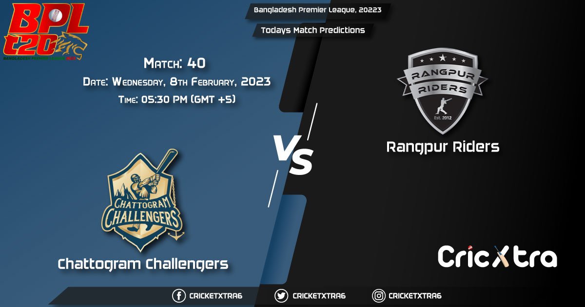 Bangladesh Premier League, 20223, CCH vs RAN 40th Match Prediction, Fantasy Cricket Tips, Pitch Report and Injury Update