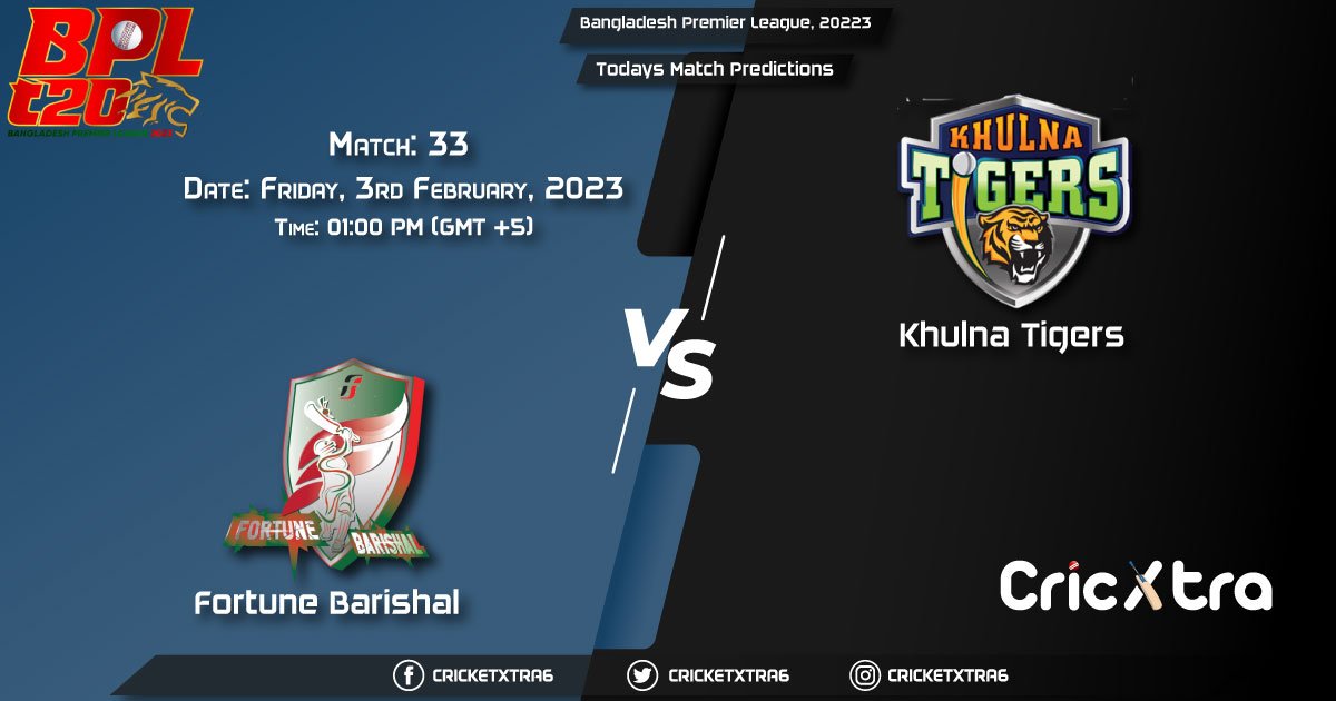 Bangladesh Premier League, 20223, FBA vs KHT 33rd Match Prediction, Fantasy Cricket Tips, Pitch Report and Injury Update