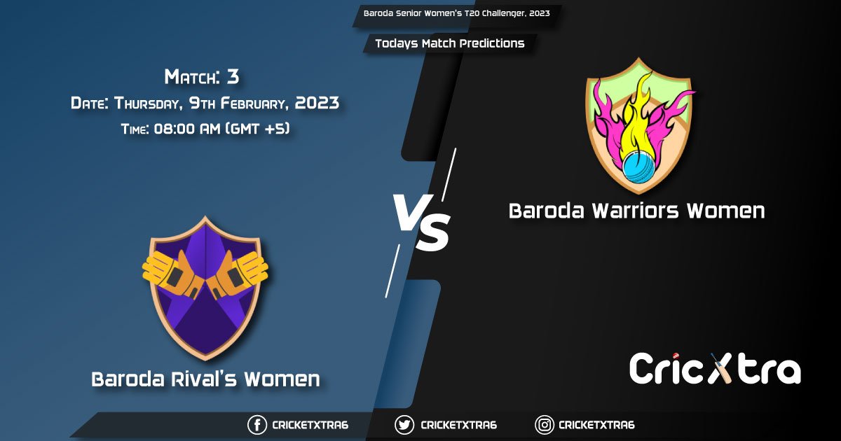 Baroda Senior Women's T20 Challenger, 2023, BR-W vs BW-W 7th Match Prediction, Fantasy Cricket Tips, Pitch Report and Injury Update