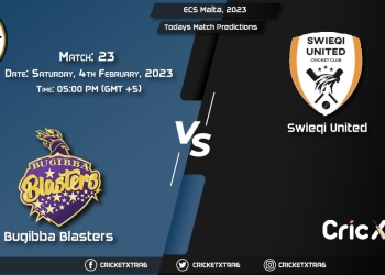 ECS Malta, 2023, BBL vs SWU 23rd Match Prediction, Fantasy Cricket Tips, Pitch Report and Injury Update
