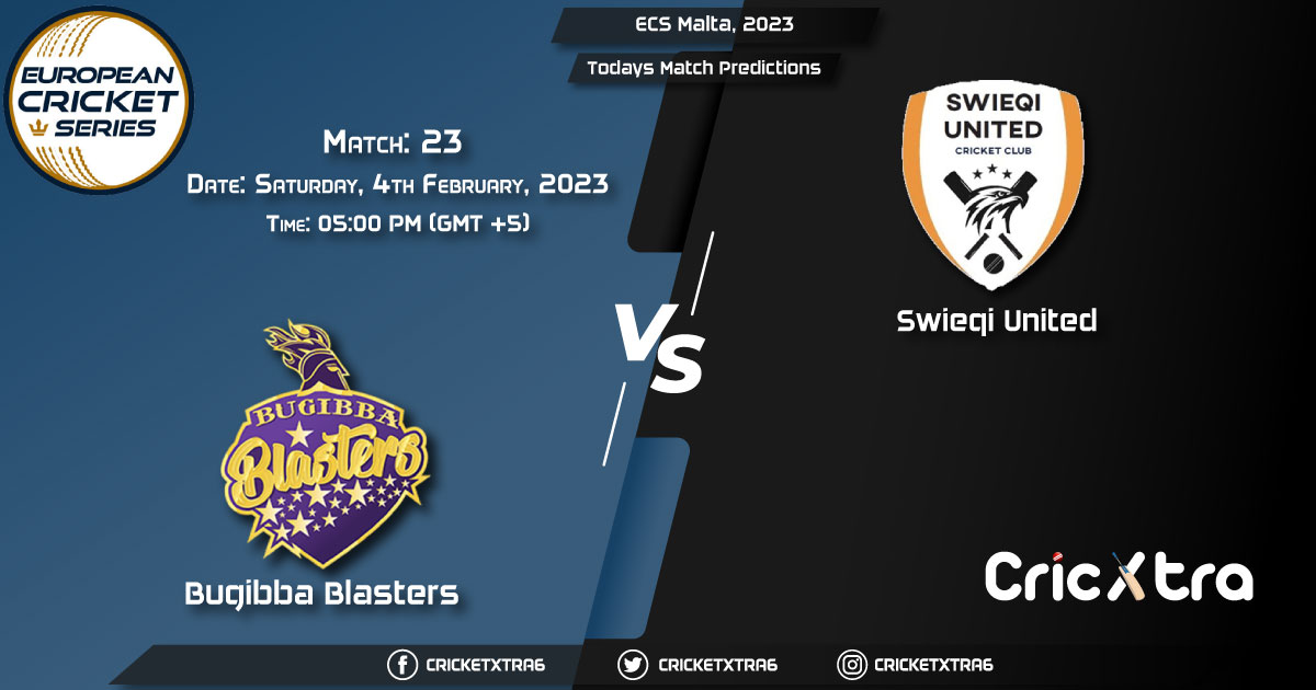 ECS Malta, 2023, BBL vs SWU 23rd Match Prediction, Fantasy Cricket Tips, Pitch Report and Injury Update