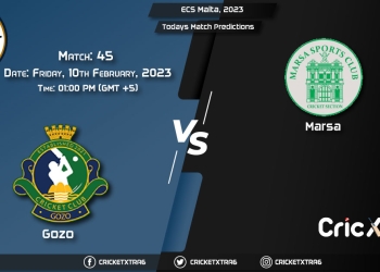 ECS Malta, 2023, GOZ vs MAR 45th Match Prediction, Fantasy Cricket Tips, Pitch Report and Injury Update