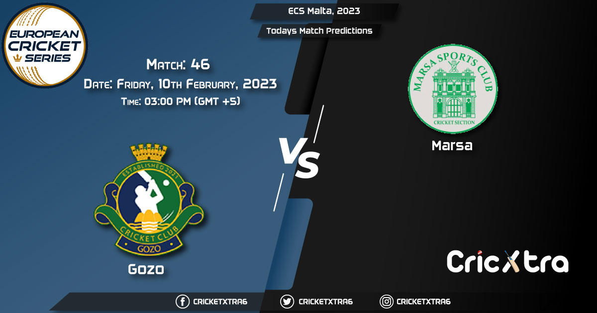 ECS Malta, 2023, GOZ vs MAR 46th Match Prediction, Fantasy Cricket Tips, Pitch Report and Injury Update