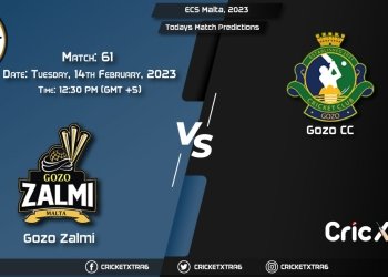 ECS Malta, 2023, GZZ vs GOZ 61st Match Prediction, Fantasy Cricket Tips, Pitch Report and Injury Update
